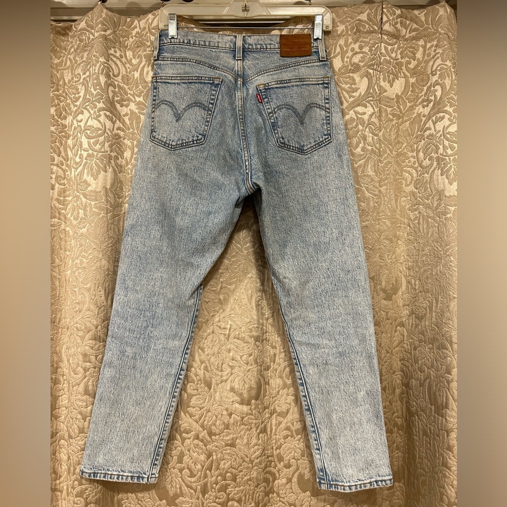 LEVI'S Women's 501 Jeans Size W26 / L26 - Light Blue, Button Fly, Quality - Picture 9 of 16